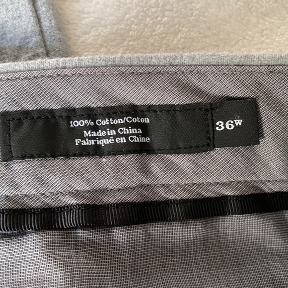 Men’s Nordstrom Straight Fit Grey Pants - Picture 5 of 8
